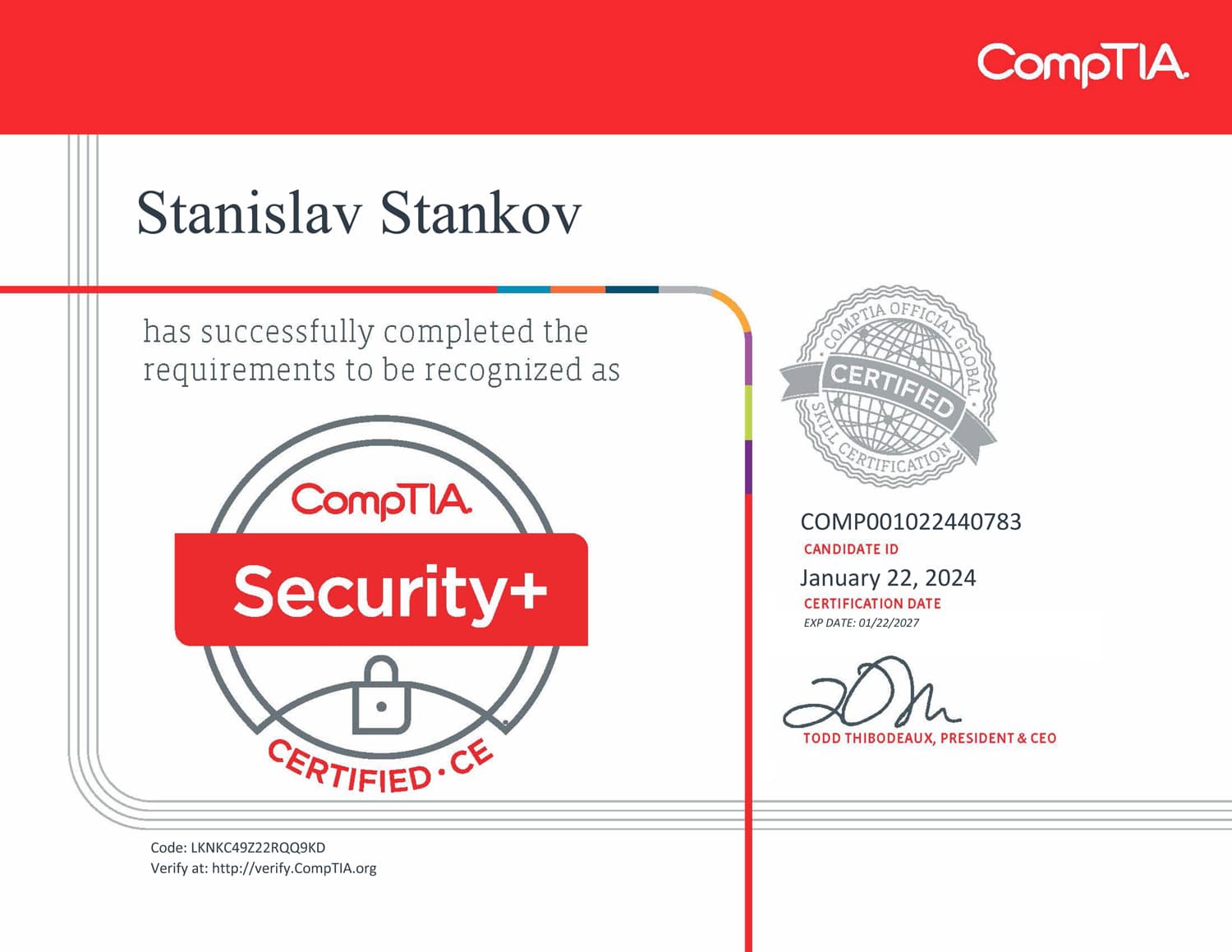 CompTIA Security+ Certification