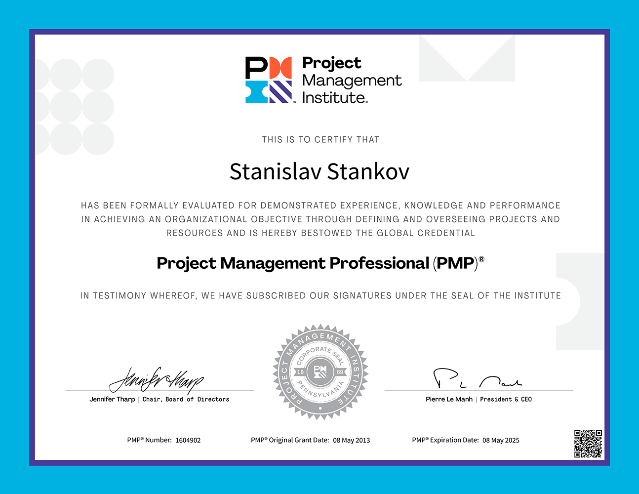 Project Management Professional (PMP)